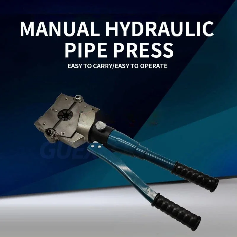 Riveting Manual Hydraulic Aluminum Sleeve Hose Pipe Tool Automotive Air Conditioning Pipe Head Press Machine