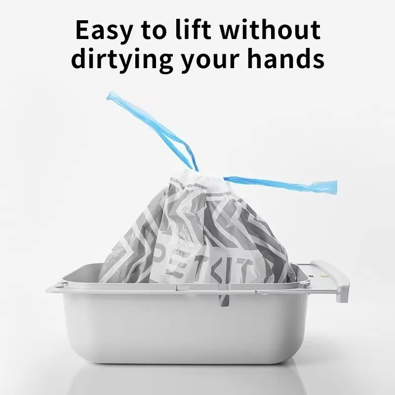 الأصلي PETKIT PuraX Puramax Puramax 2 استبدال كيس النفايات 1-5 لفات أكياس نفايات القط المحمولة لملحقات صندوق التنظيف الذاتي