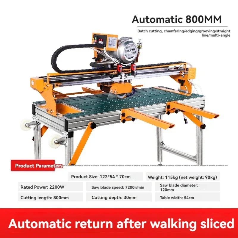 Ceramic Tile Cutting Machine Fully Automatic Desktop Cutting Machine Stone Metal Glass Wood Chamfering Straight Cutting Machine