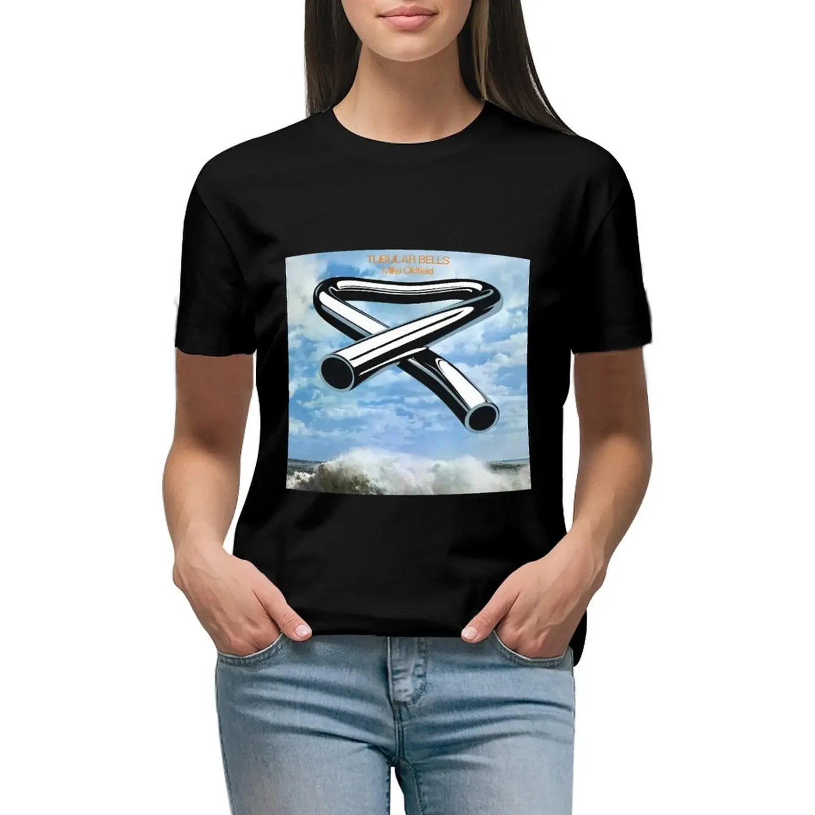 

Tubular Bells - Mike Oldfield (1973) T-Shirt summer clothes shirts graphic tees oversized t shirt for Women