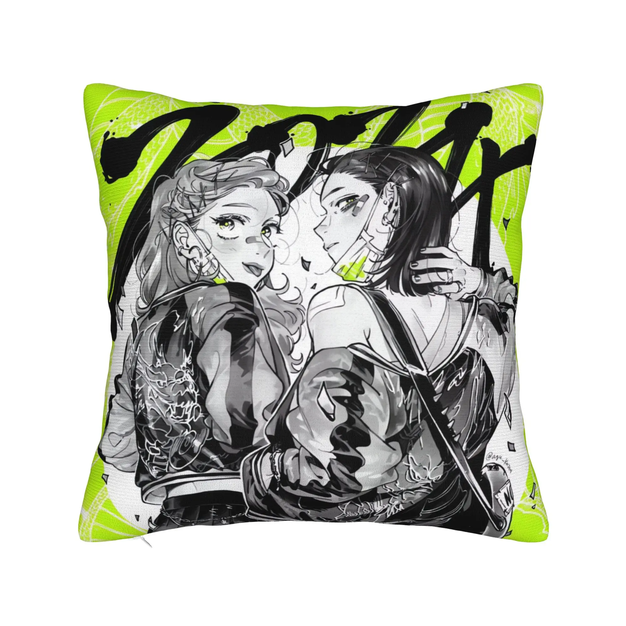 The Guy She Was Interested in Wasn't a Guy at All Pillow Case  Design Pillow Cover For Living Room Bed Chair Cute Cushion Cover