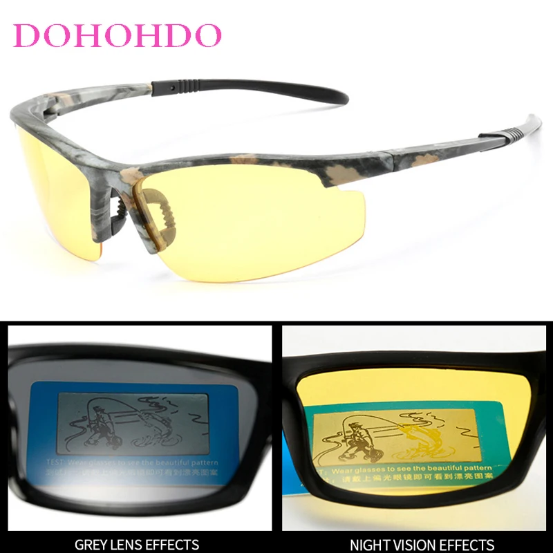 2026 كامو الاستقطاب للرؤية الليلية النظارات الشمسية الرجال خمر الذكور المضادة للوهج الاستقطاب النساء نظارات UV400 Óculos دي سول Masculino #2
