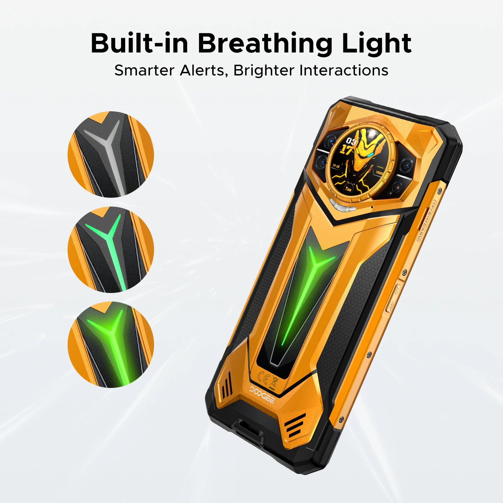 DOOGEE S200 Ultra 5G Rugged Phone 48GB+1TB 6.72'' 120Hz Display 11000mAh Battery 66W NFC Dimensity 7400 Android 15 Smartphone