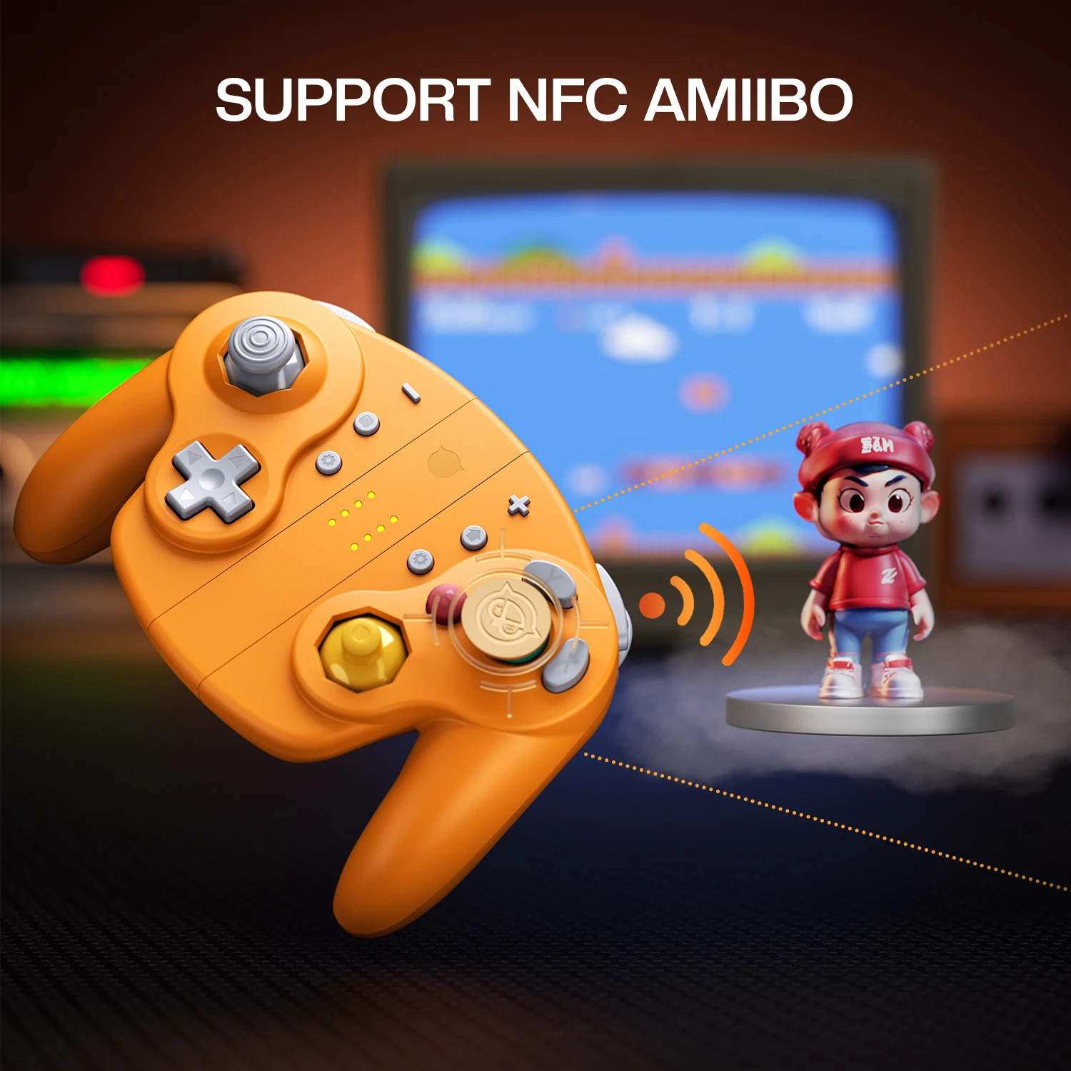 وحدة تحكم NGC لاسلكية NYXI Wizard 2 تدعم نينتندو سويتش 2 TMR Hall NFC 6-Axis Gyro #5