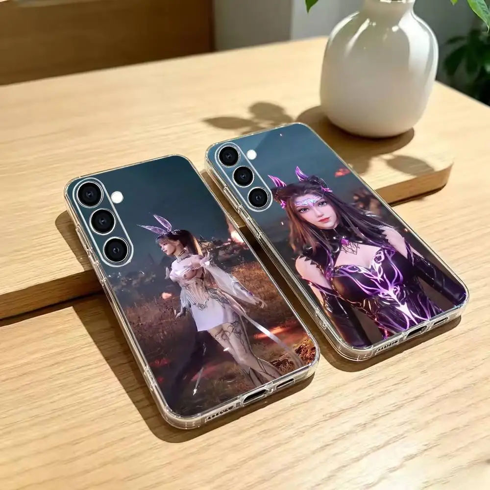 classic Soul Land comic Phone Case Transparent Soft TPU Case For Samsung A73,A72,A70,A71,A53,A52,A51
