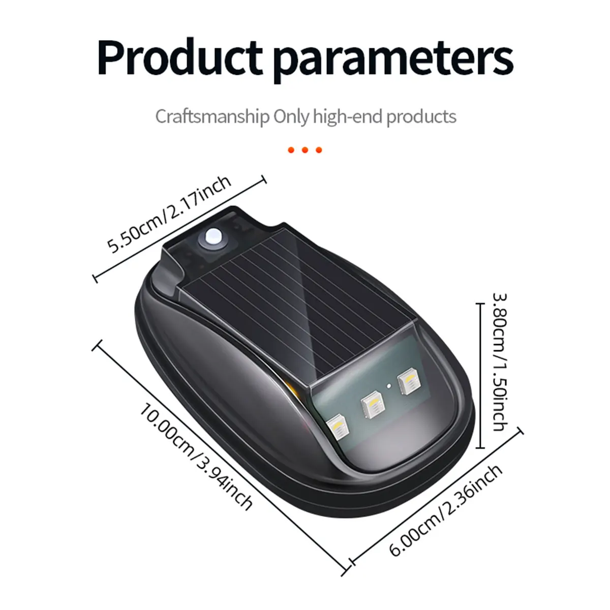 Solar Car LED Anti Collision Warning Light Auto Roof Navigation Light RGB Strobe Flashing Light With Remote Mouse Dome Light