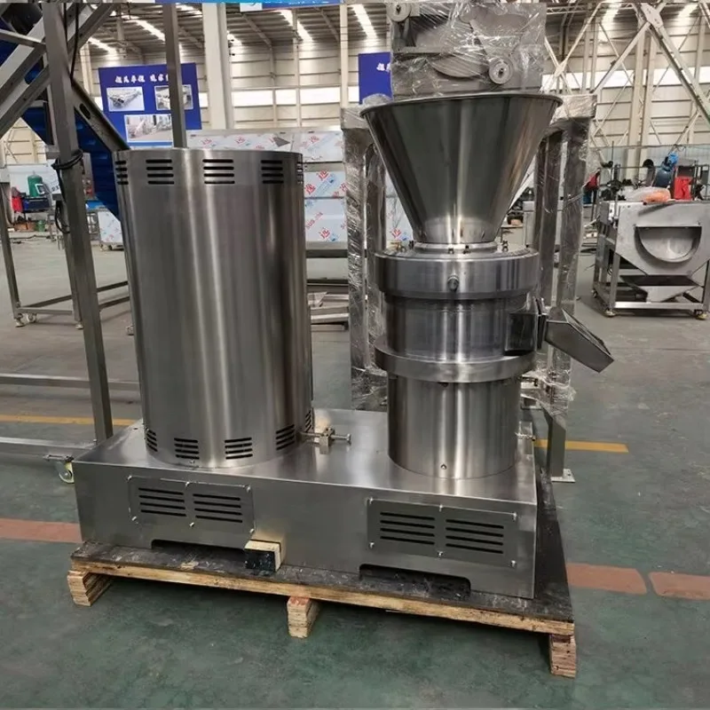

High Quality 300kg/h Hazelnut Cocoa Bean Peanut Butter Making Machine/cashew Nut Grinding Colloid Mill/food Seasoning Machine