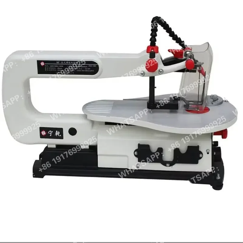 Mini Desktop Electric Woodworking Scroll Saw Multi-Function Jig Saw Pipe Cutting Machine Motor Plastic Loader 110V/220V 180kW