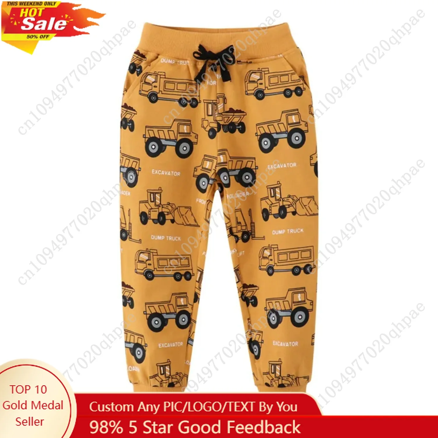 

Jumping Meters 2-7T Cars Print Boys Trousers Pants For Autumn Winter Cartoon Full Length Fashion Baby Sweatpants