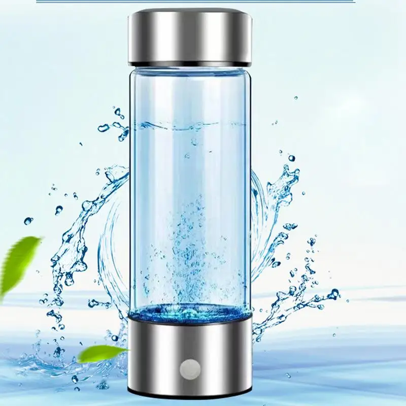 

Hydrogen Rich Water Bottle lonizer Alkaline Generator Portable Healthy Cup USB Rechargeable Anti-Aging Hydrogen Water 420ml