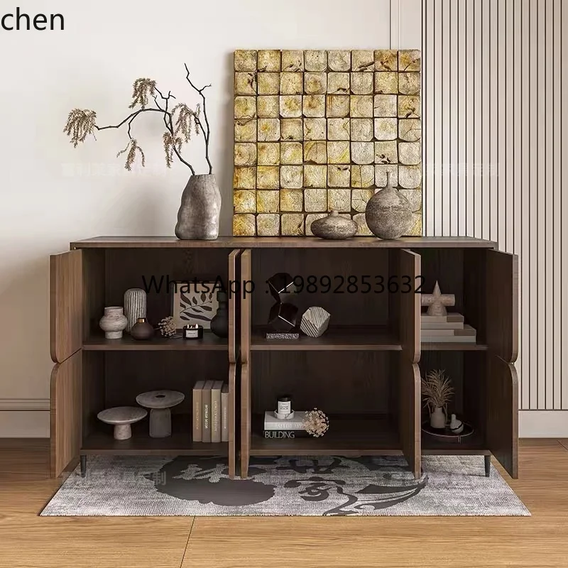 entrance cabinet solid wood storage side cabinet storage shoe cabinet