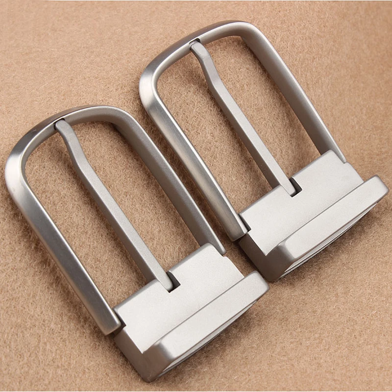 I-souled Casual Solid Titanium Clamp Closure Buckles Belt Easy to Change  Suitable 3.5 Cm and 3.8 Cm Wide Replacement Belt