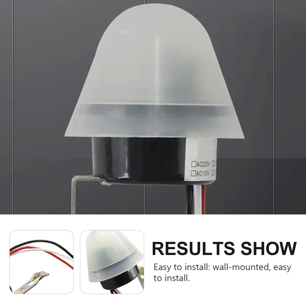

Photoelectric Sensor Light Control Mushroom Shape Outdoor Waterproof Auto Light Sensor for Pole Lights Dusk to Dawn Switching