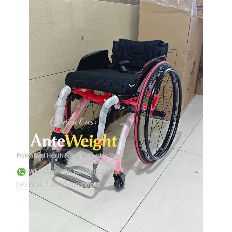 Luxury Carbon Fiber Sports Wheelchair, Non-Folding Ultra Lightweight Manual Wheelchair | High-Performance Racing Wheelchair