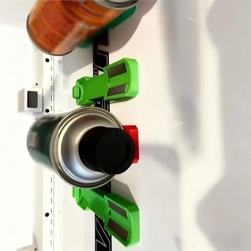 RALCA-2-Pack Magnetic Aerosol Can Holder, Double-Sided Magnet, Sprayer Can Organizer For Garage, Toolbox Green