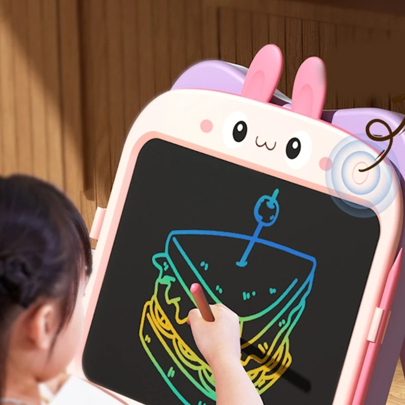 Adjustable Height Art Easel for Kids Painting Board Standing LCD Screen Non-Trace Scribble Pad Children Educational Toy