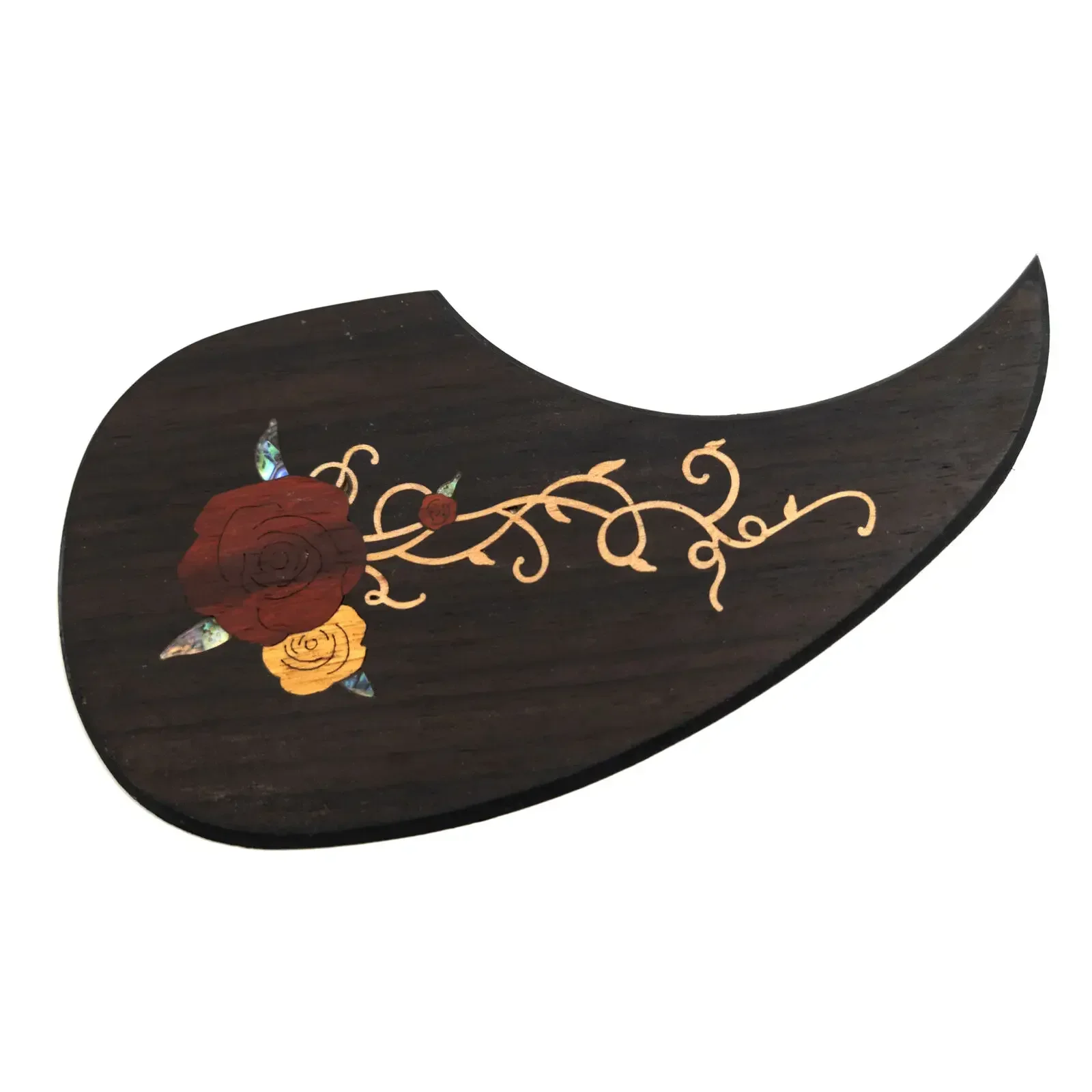 D-45 الغيتار الصوتية Pickguard خشب متين مطعمة أذن البحر زهرة 36-42 بوصة الغيتار خدش لوحة استبدال أجزاء #4