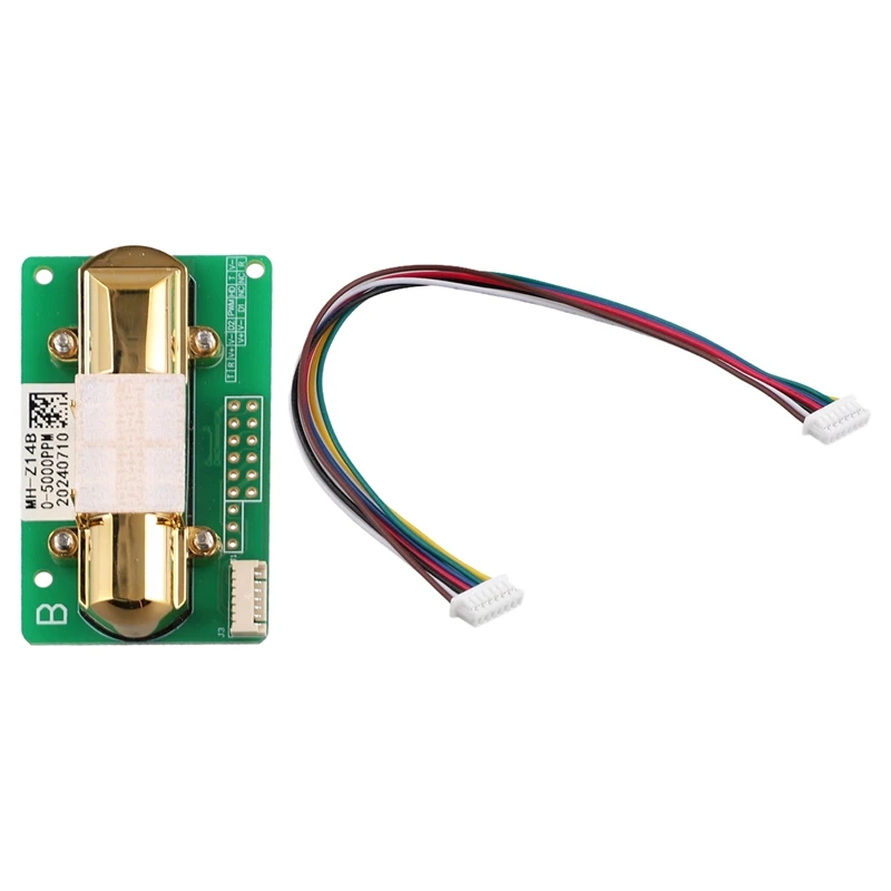 Módulo sensor infravermelho de co2 MH-Z14B ndir, sensor de gás para monitor de co2 0-5000ppm mh z14 serial uart pwm saída