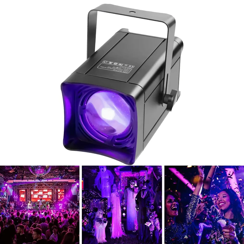 fluorescente uv cob par light atmosfera black lights para dj disco party casamento aniversario dia das bruxas dance bar palco 100w 01