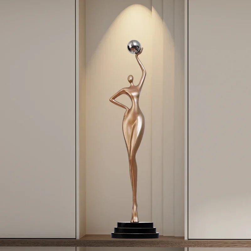 Light luxury living room decoration, advanced Italian abstract figure art sculpture YX640TB