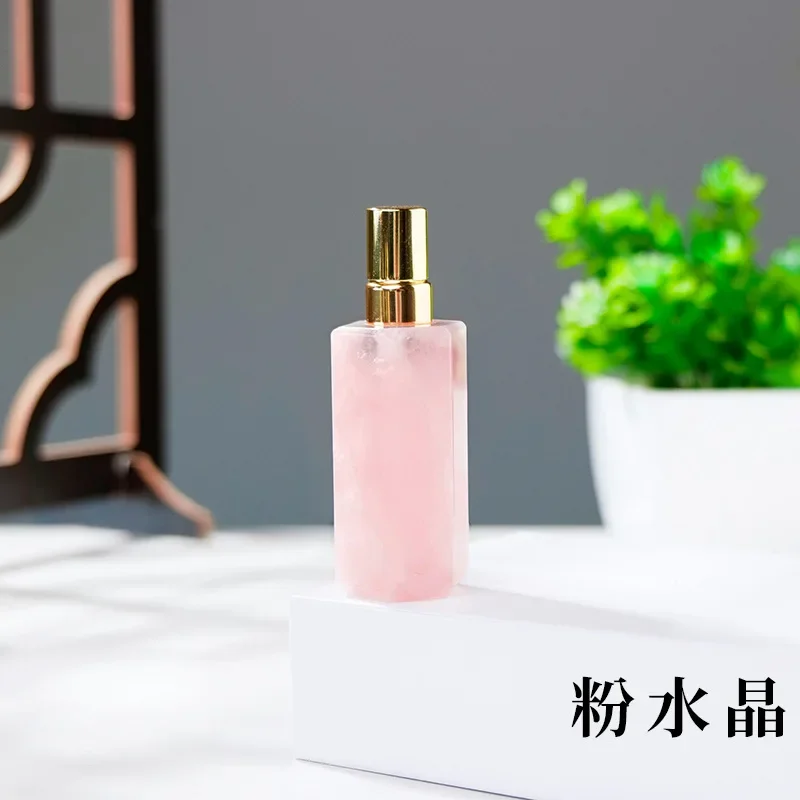 Spray Bottle 30ml Natural Crystal Jade Aromatherapy Essential Oil Perfume Atomizer Refillable Bottle Spa Beauty Salon Therapy image 3
