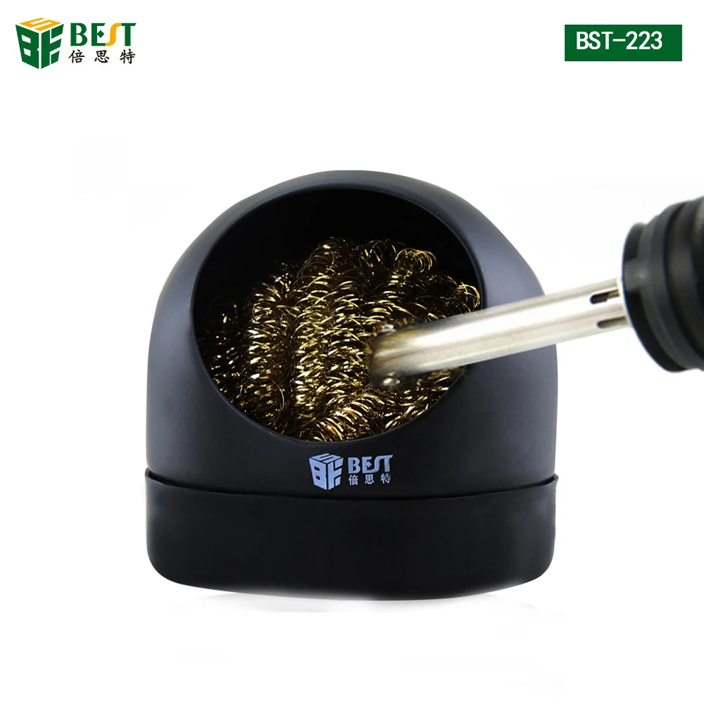 Solder Cleaning Ball Tool For Welding Iron Tip Brass Wire Anti Rust Cleaner Reusable