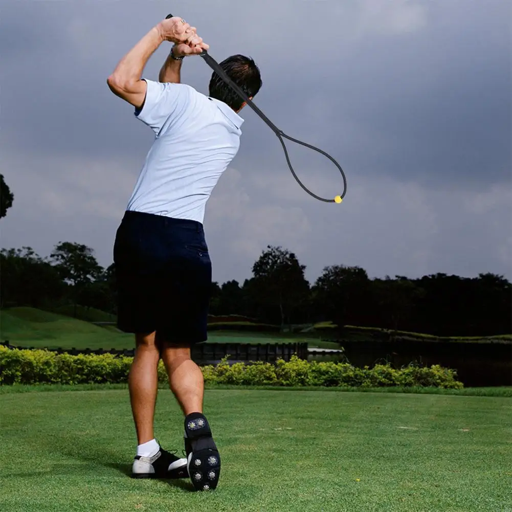 Cuerda de entrenamiento de columpio de Golf, Ayuda de entrenamiento de columpio de Golf, equipo de entrenador, ejercicio de Golf para entrenamiento de fuerza de brazo con bolsa de almacenamiento