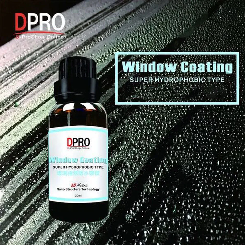 DPRO Rainproof Glass Liquid Windshield Rearview Coat Water Repellent Ceramic Coating Hydrophobic Paint Anti-rain Auto detail