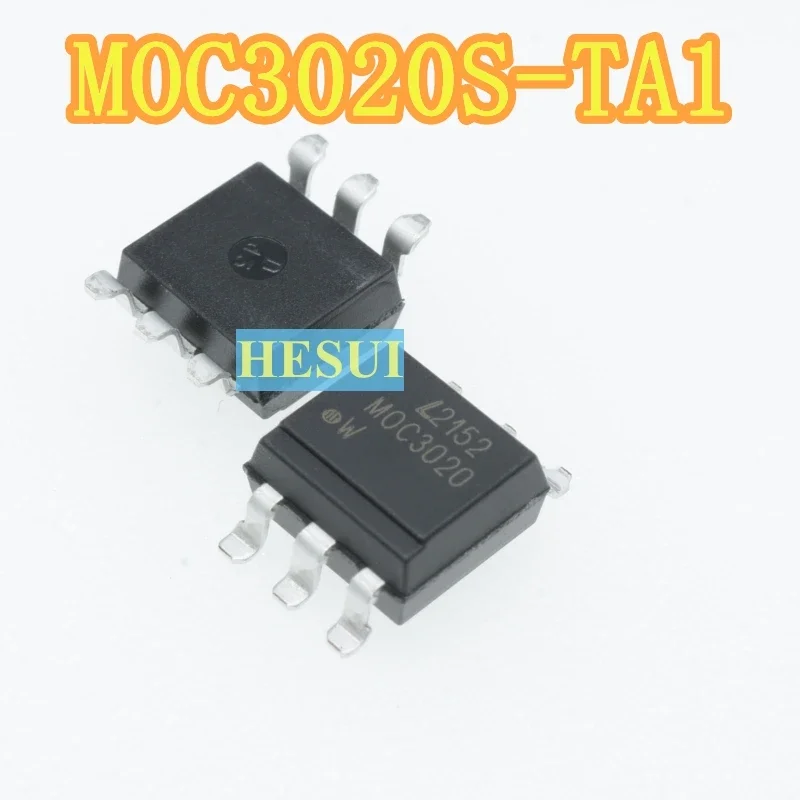 500/1000pcs  MOC3020S-TA1 SOP-6 transistor output optocoupler original