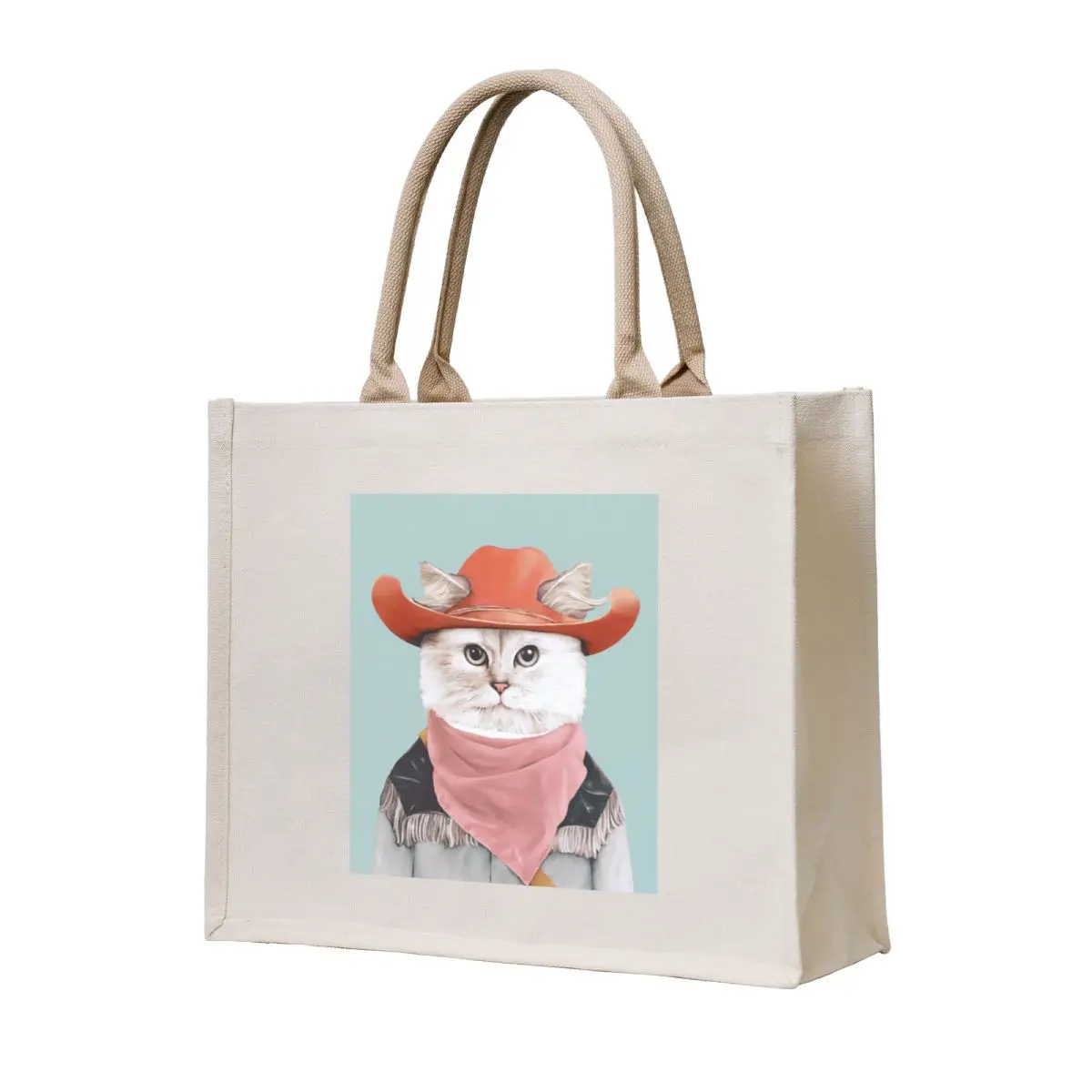 

Rodeo Cat Tote Bag Beach bag hand bag Shopper