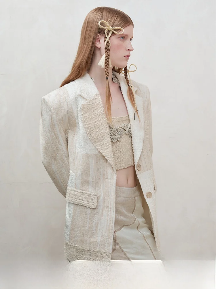 

Genesis Retro Cotton Linen Suit Jaet Women's Small Size Ele Casual Western Wear Original Design Pure Linen Fabric Long ...