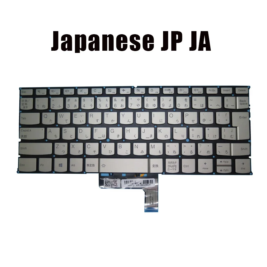 Laptop Keyboard For Lenovo For Ideapad Yoga C940-14IIL Yoga C940 C940-14 Japanese JP JA LCM18M2 With Backlit Gold New