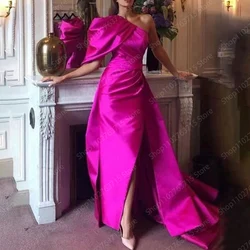 Elegant Long Evening Dresses for Women One-Shoulder Floor-Length Mermaid Prom Party Wedding Gala Special Events Dress 2024