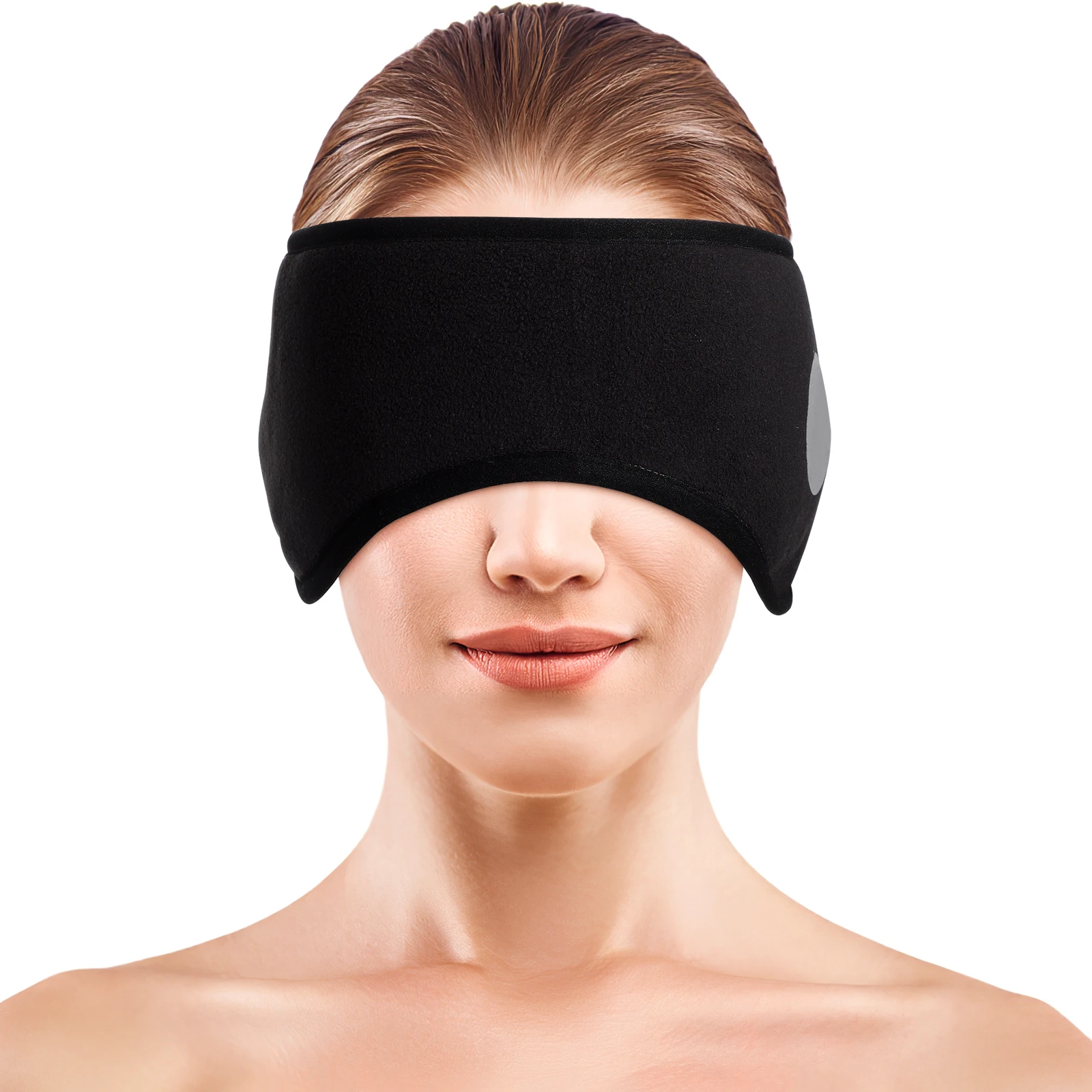 Cuffie antirumore regolabili per dormire per l'inverno, eleganti, calde, attività all'aperto, viaggi, protezione per il sonno