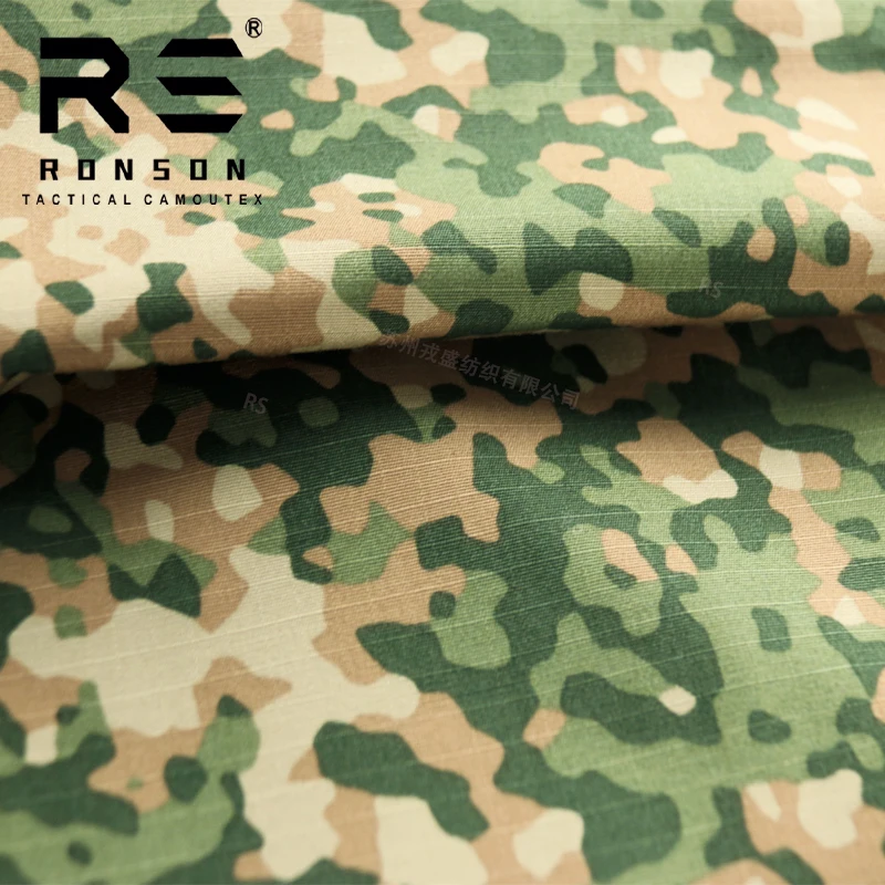 hot sale 50% Nylon 50% Cotton  fabric Netherlands camo
