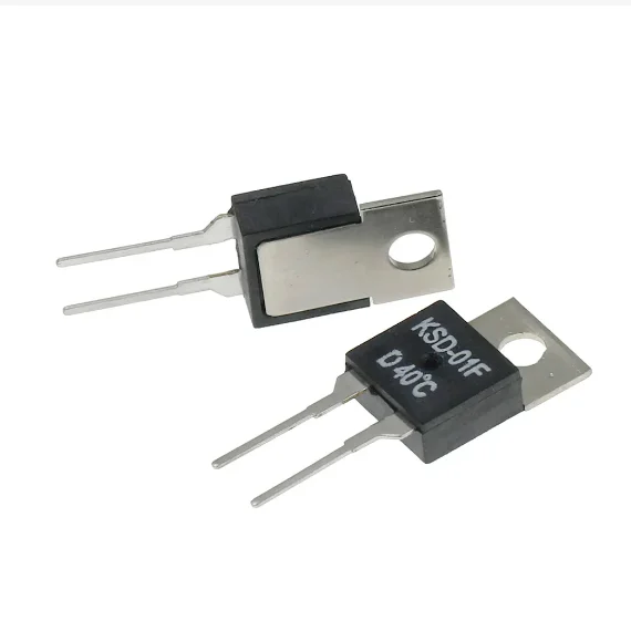 KSD-01F Temperature Switch D0/15/30/40/50/60/70/80/90/95/100/125/135C-150 Degree 2A 250V Normally Open Temperature Sensor