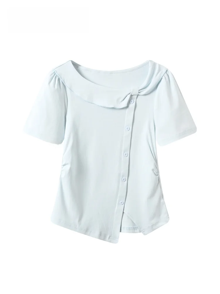 

plus Size Women's Short Sleeve T-Shirt Summer New Style Casual Loose Fit Cotton Comfortable Breathable Slimming Versatile Top