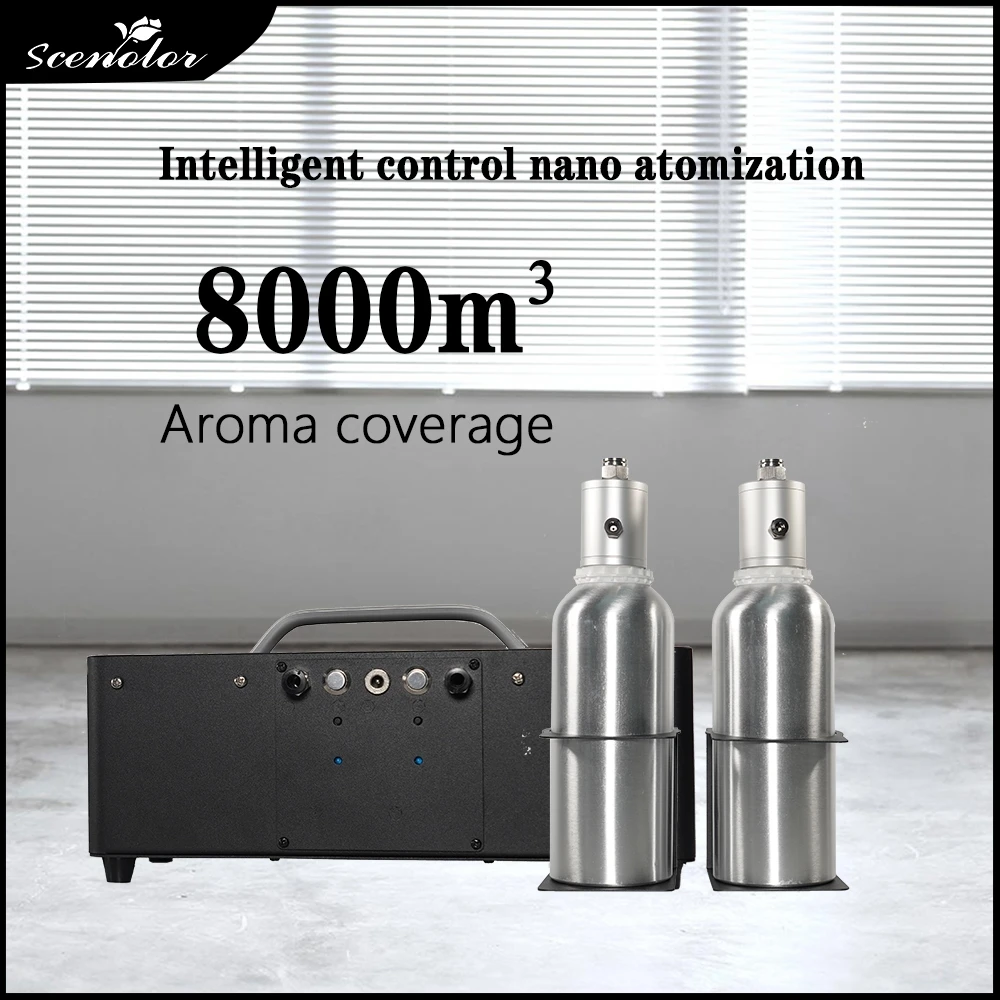 

8000m³ HVAC Scent System Fragrance Machine Essential Oil Air Diffusers Intelligent Bluetooth APP Control For Hotel Bar Clubs