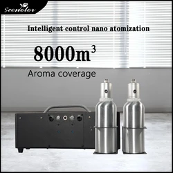 Difusores de aire de aceite esencial, máquina de fragancia con sistema aromático HVAC de 8000m3, Control inteligente por aplicación Bluetooth para palos de Bar de Hotel