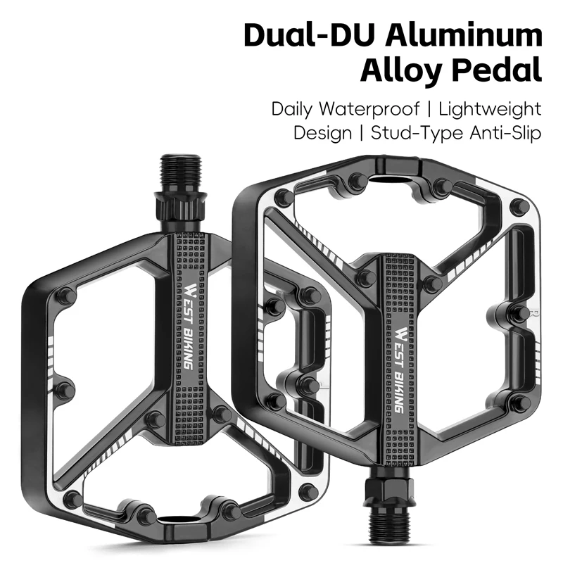 

Велосипедные педали с 3 подшипниками, педали для горного велосипеда из алюминиевого сплава, ось из хромомолибденовой стали, аксессуары для велосипеда