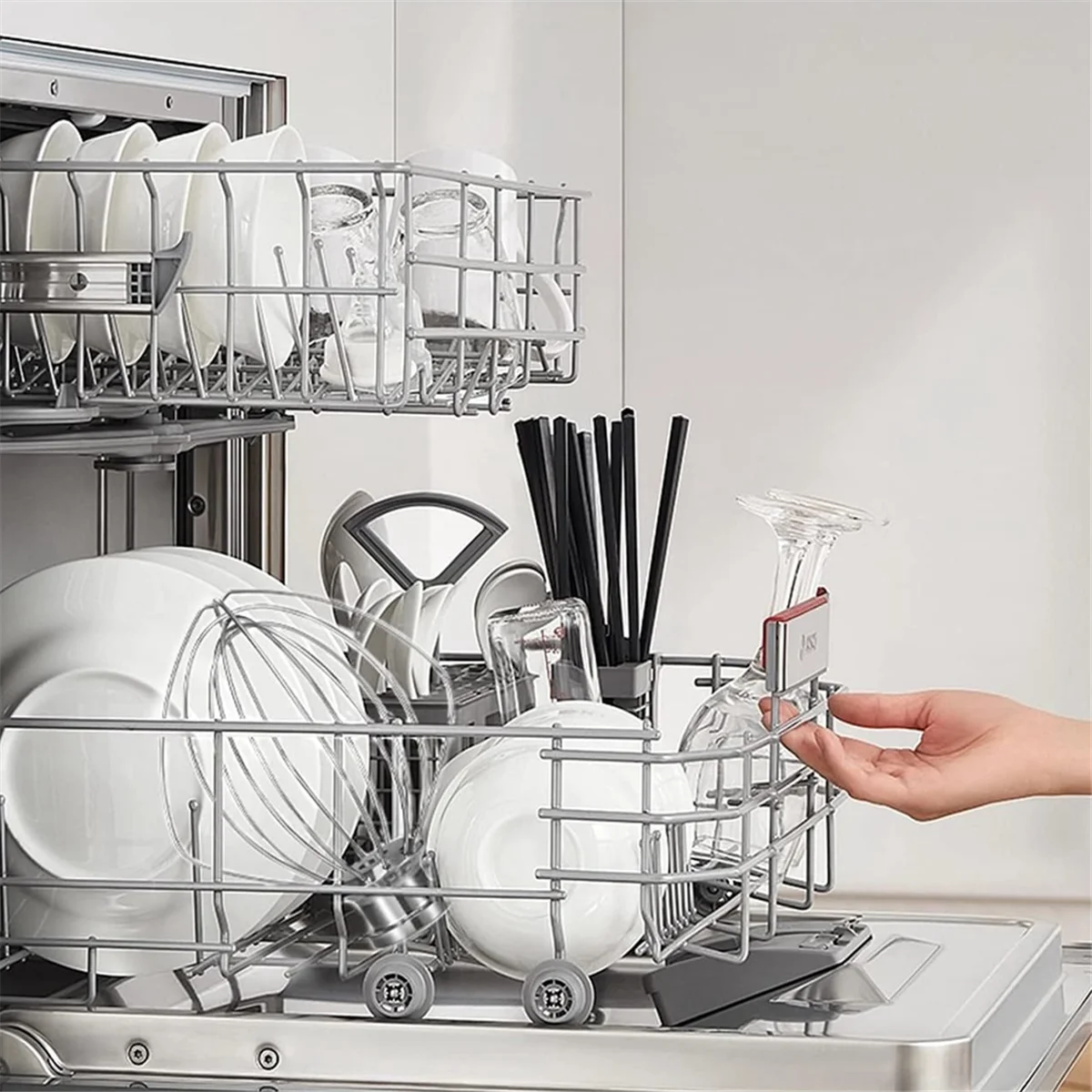 믹서 부착 플렉스 엣지 비터, K45WW, 4.5-5 쿼트 틸트 스탠드 믹서 부품용 6 와이어 채프