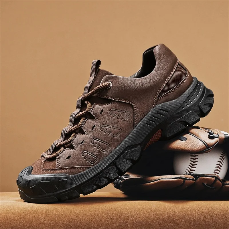 

Мужская повседневная обувь Four Seasons, удобная дышащая мужская обувь из искусственной кожи, размеры 38-46