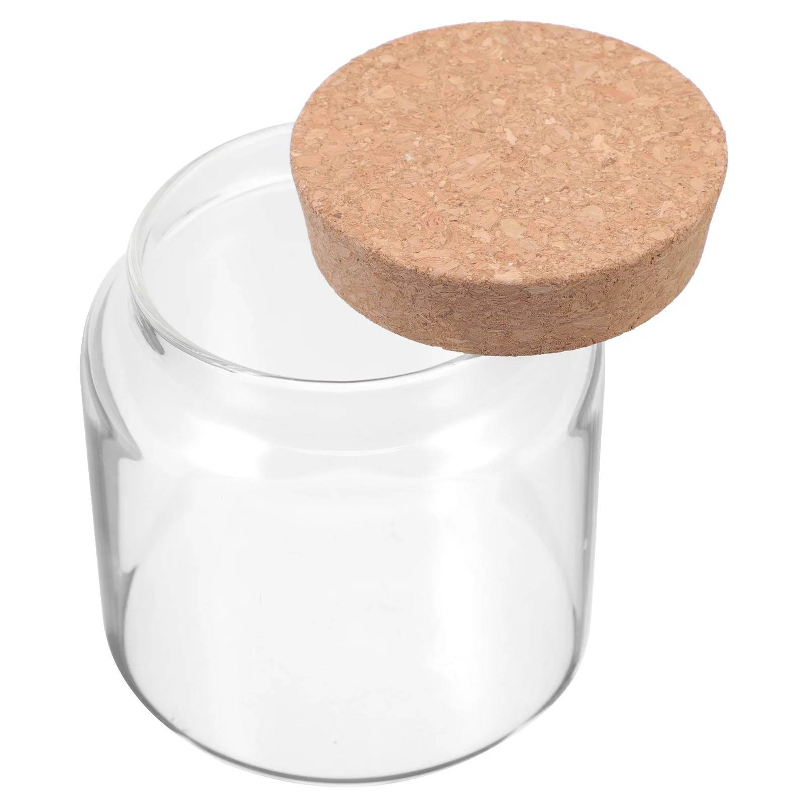 

Glass Jar Compact Size Kitchen Storage Tank Home Use Spice Storage Container Household Seasoning Organizer Clear Sealed