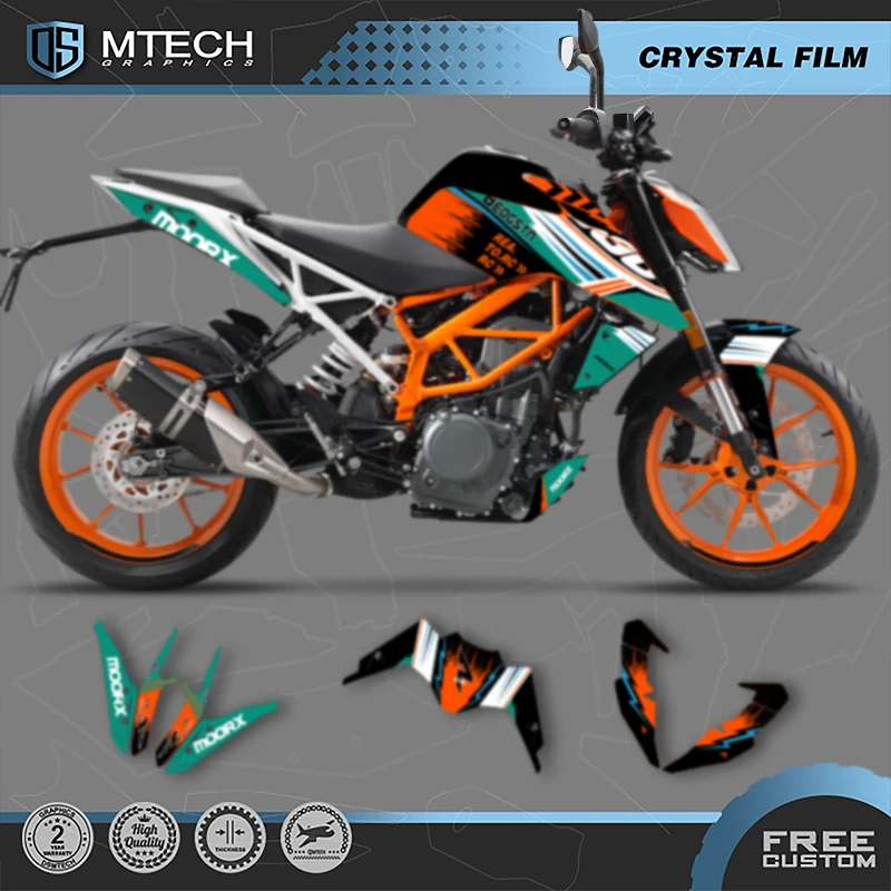 DSMTECH Motorcycle Graphics Decals Stickers Kits For KTM 2017 2018 2019 2020 DUKE 125 17-20 DUKE125 390 008