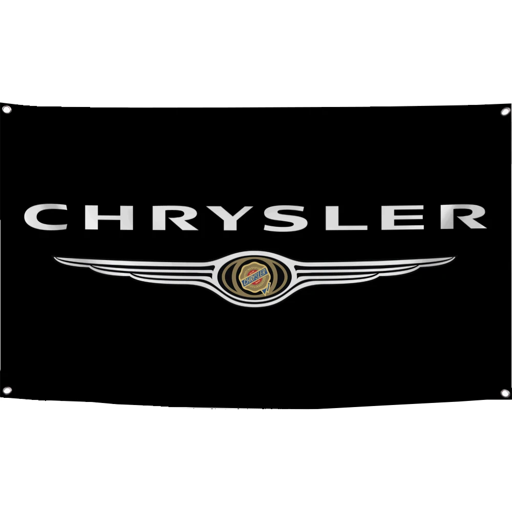 3x5 Ft Chryslers Flag Polyester Digital Printed car Banner For Decoration