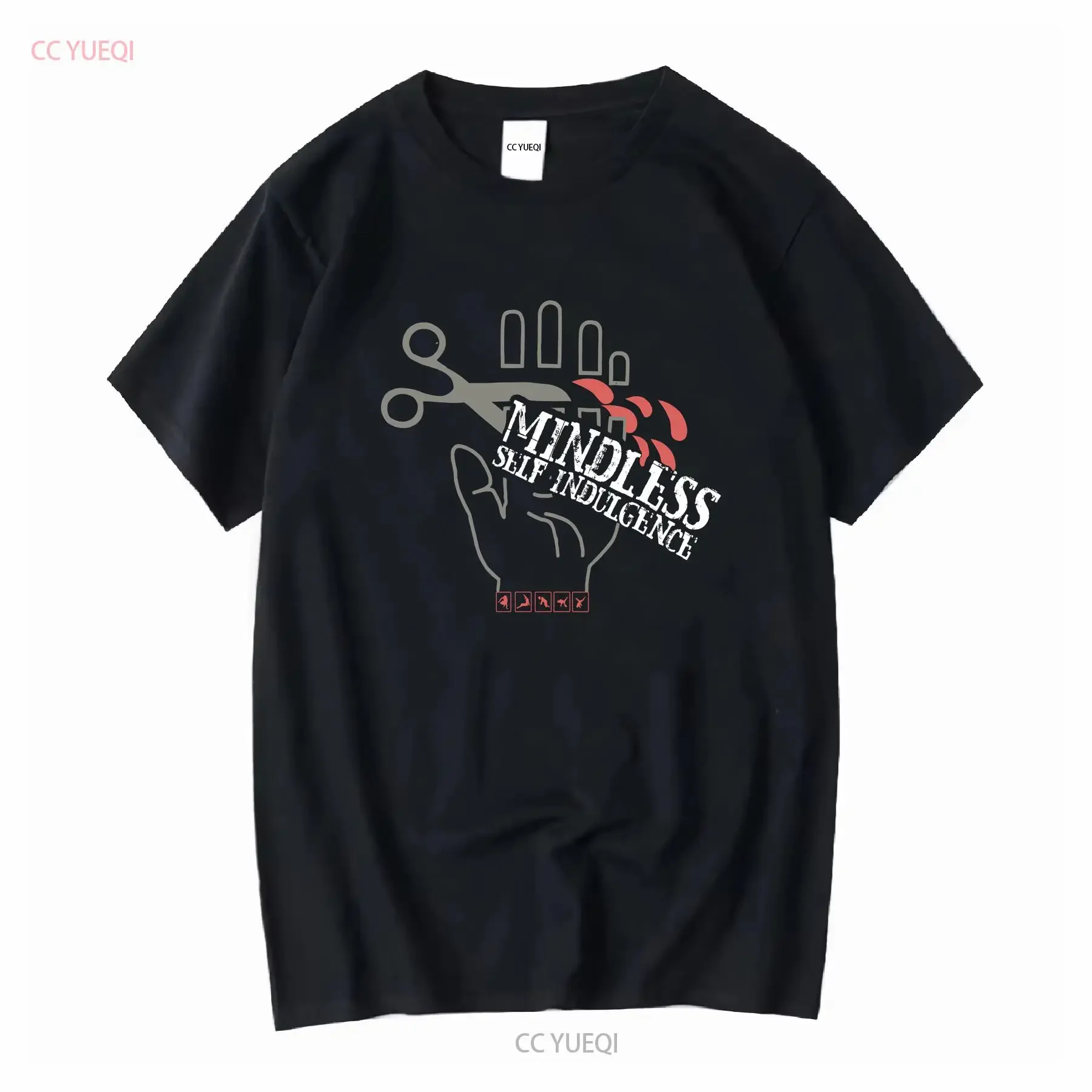 Vintage 90s Mindless Self Indulgence Mega Rare camiseta hecha en EE. UU. Sz M manga larga o corta vintage lavado gráfico unisex