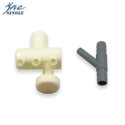 Adattatore per sedia a denti tubo di scarico scarico sedia a denti fogna ha tre connessioni e molti collegamenti accessori per sedie dentali
