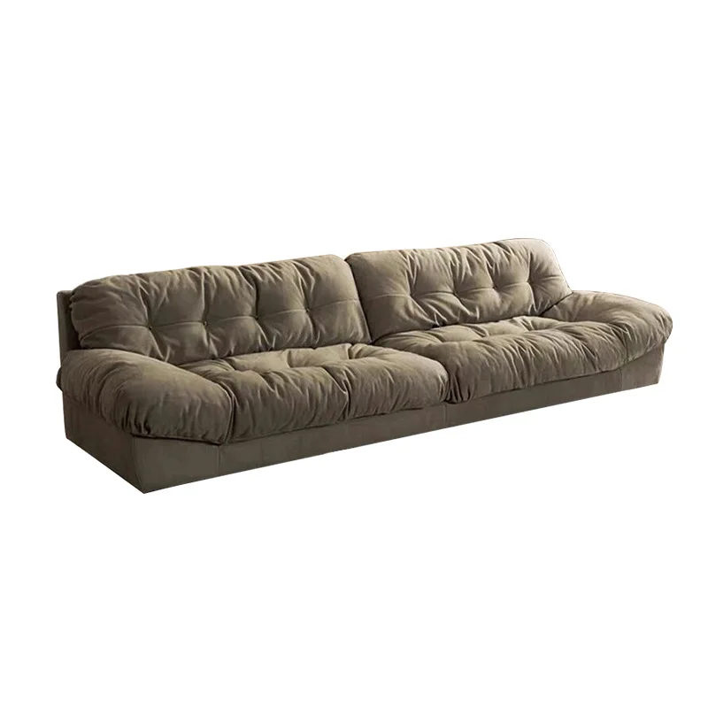 Simple small apartment fabric sofa, modern leave-in fabric sofa home living room leisure cloud sofa