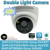 XM 4K 8/5/3MP Plastic Ceiling Dome Camera Shell IMX415 IMX335 IMX307 Double Light Human Detect StarLight NigthVision P2P IRCut