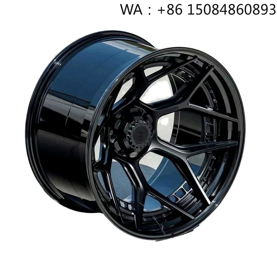 

High end private customization 19-26 Inch Deep Concave 2-Piece Five Spoke Wheels, 5x112/114.3 PCD 10mm ET Racing Rims